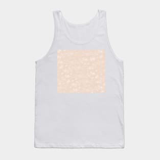 pohutukawa branch pattern on beige Tank Top